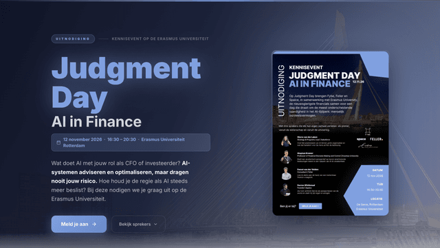 An AI-driven event platform with registration, automation and its own management environment