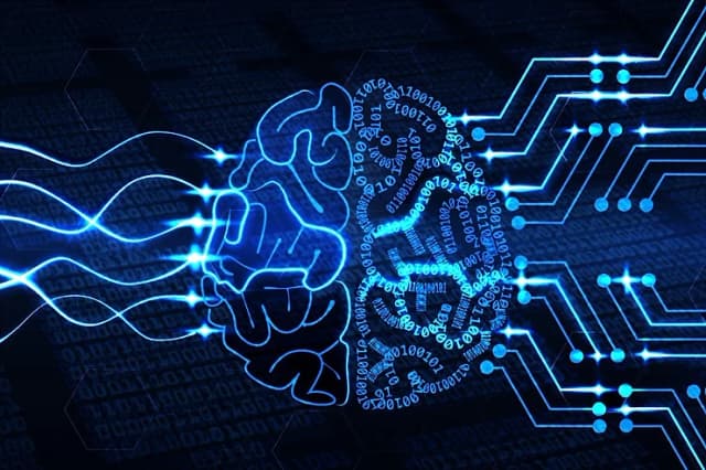 Image of a digital brain.